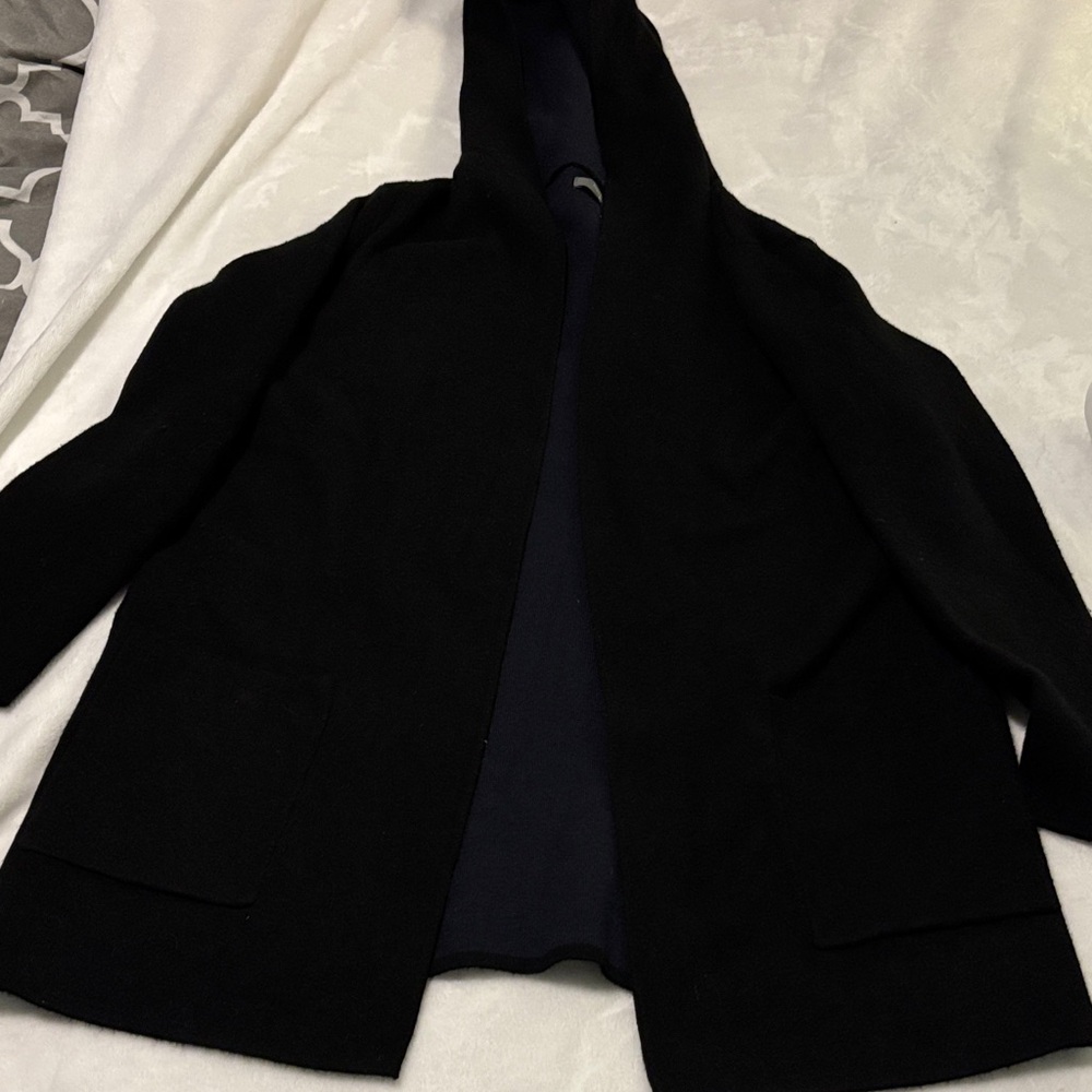 Denver Hayes Midnight Black Hooded Cape